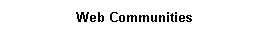 Web Communities